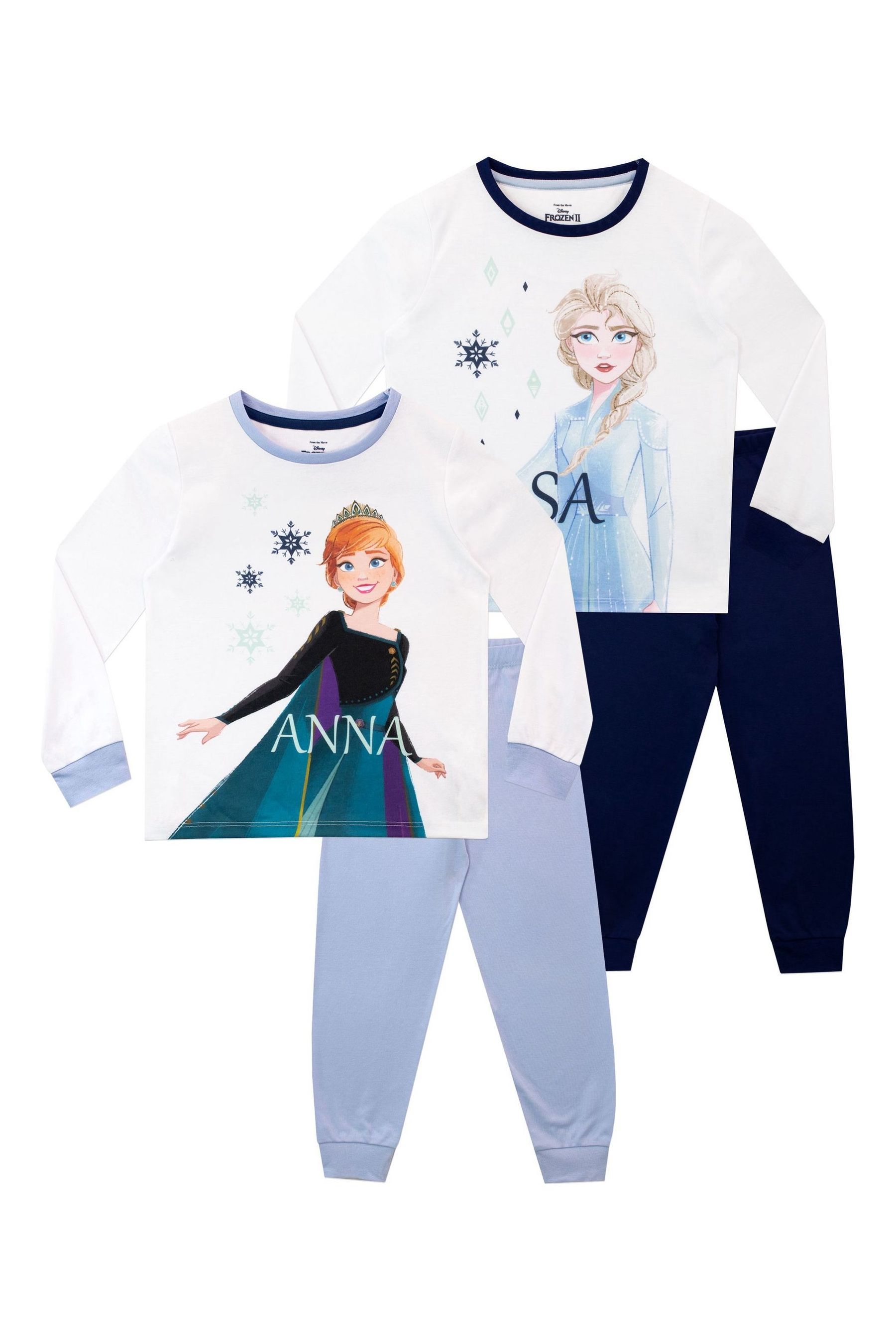 Character Blue Frozen Pyjamas 2 PK