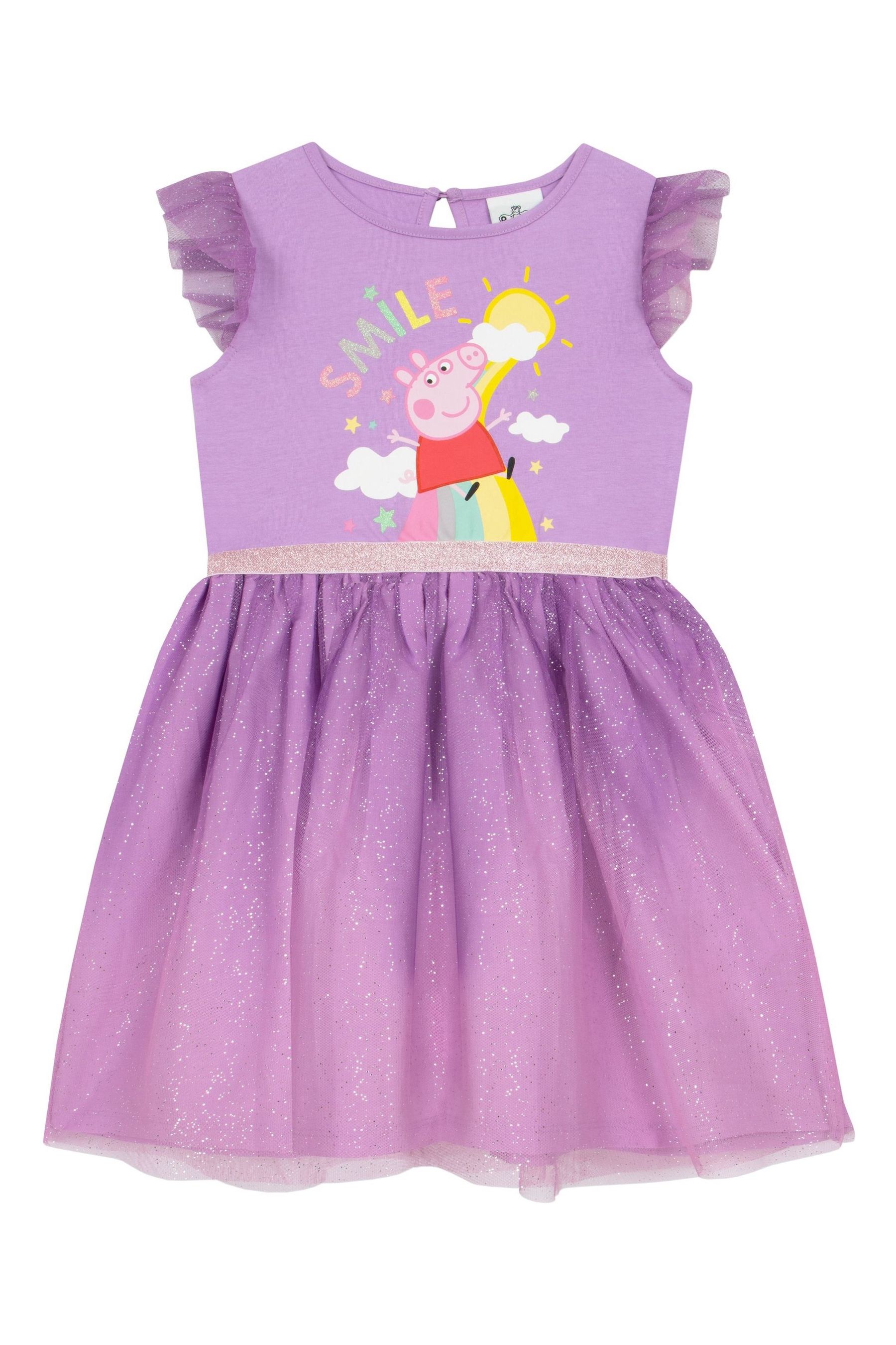 Buy Character Purple Peppa Pig 100 Cotton Party Dress from the Next UK online shop