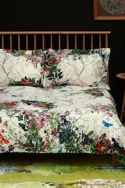 Timorous Beasties Dove Bloomsbury Garden Pillowcases Set Of 2 - Image 1 of 4