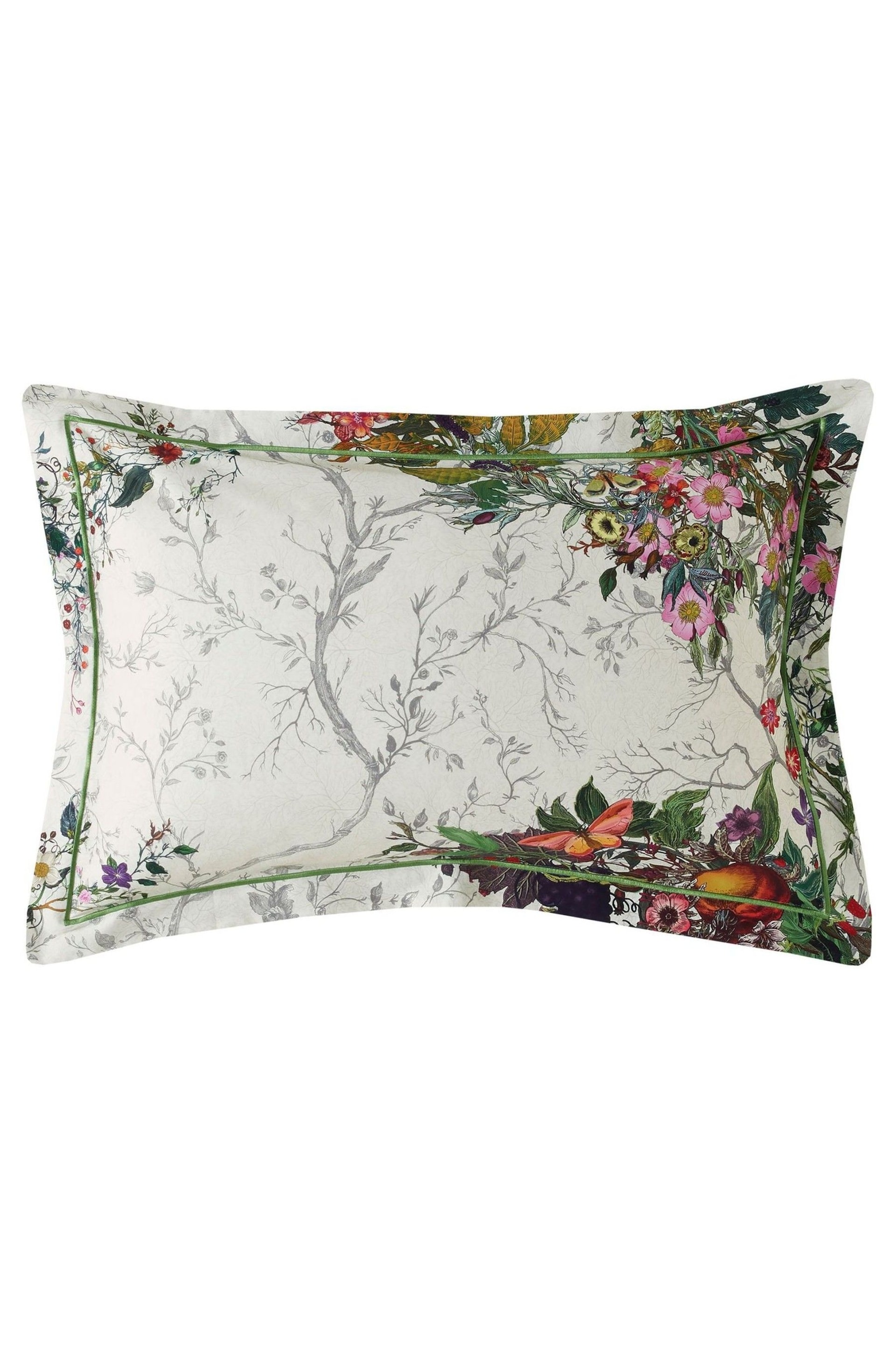 Timorous Beasties Dove Bloomsbury Garden Pillowcases Set Of 2 - Image 4 of 4