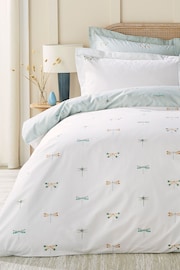 Sophie Allport 2 Pack Pale Duckegg Dragonfly Pillowcases - Image 2 of 3