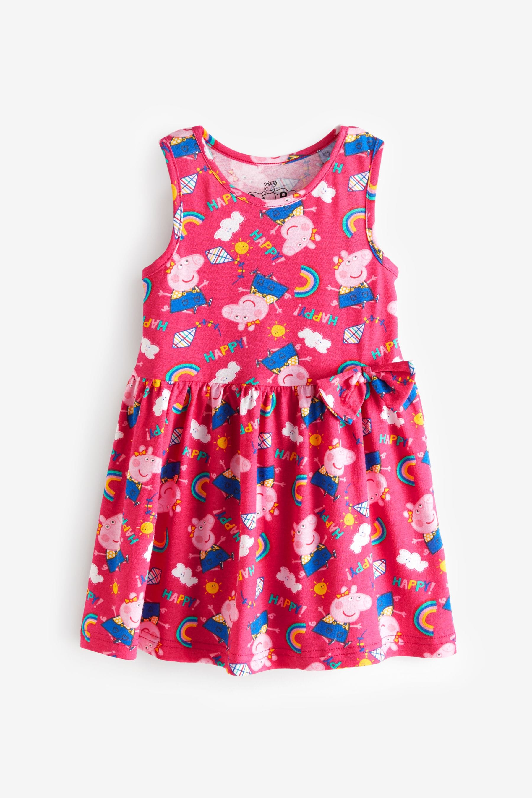 Character Pink 100 Cotton Peppa Pig Dress