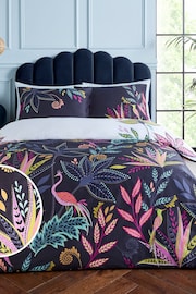 Sara Miller Midnight Botanic Paradise Duvet Cover and Pillowcase Set - Image 1 of 8