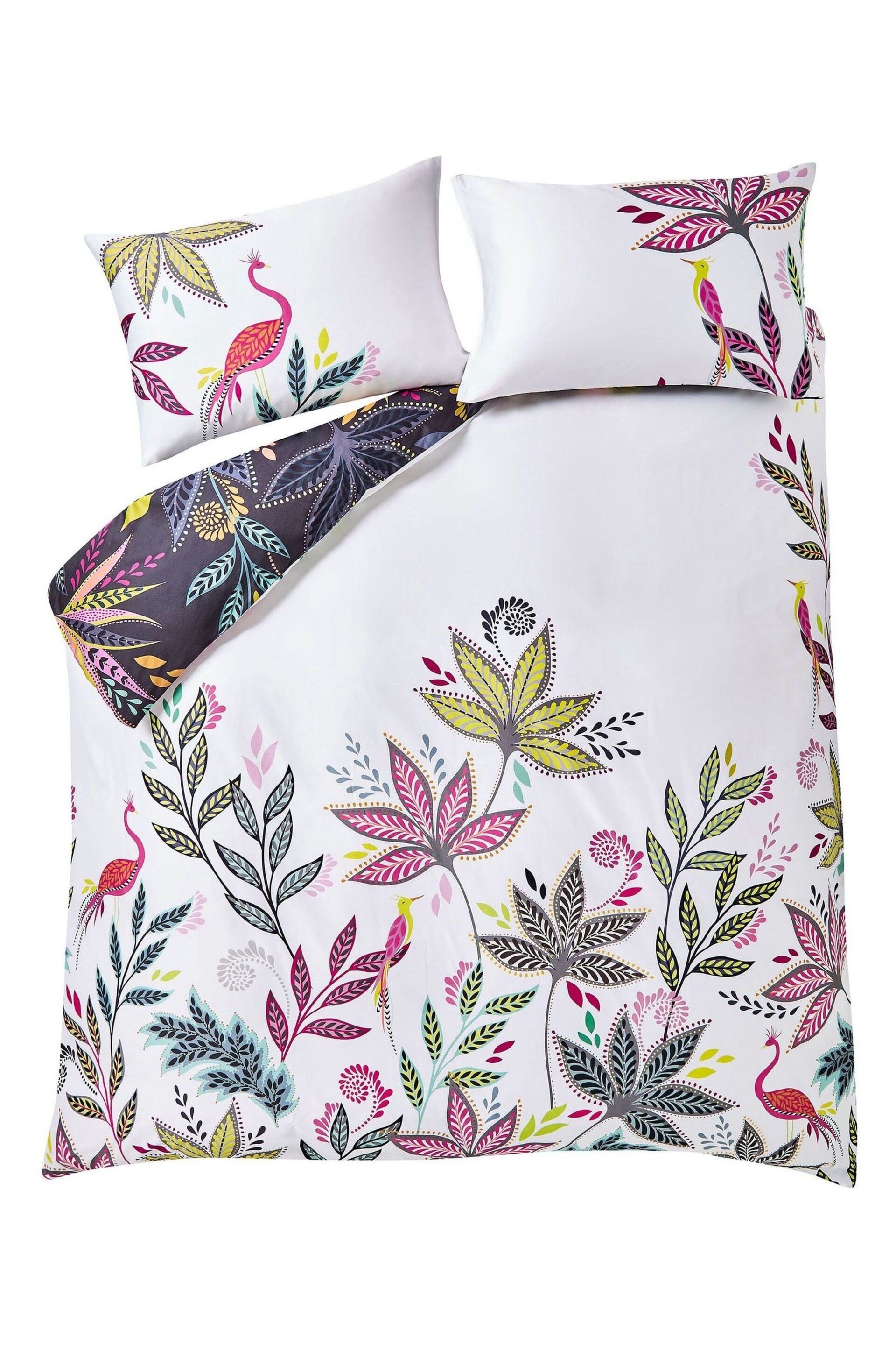 Sara Miller Midnight Botanic Paradise Duvet Cover and Pillowcase Set - Image 8 of 8