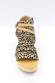 Blowfish Malibu Womens Lacey-C-Rope Wedge Sand Pixie Leopard Sandals - Image 3 of 3