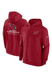 Fanatics Red Arizona Cardinals Sideline Club Fleece Pullover Hoodie - Image 1 of 3