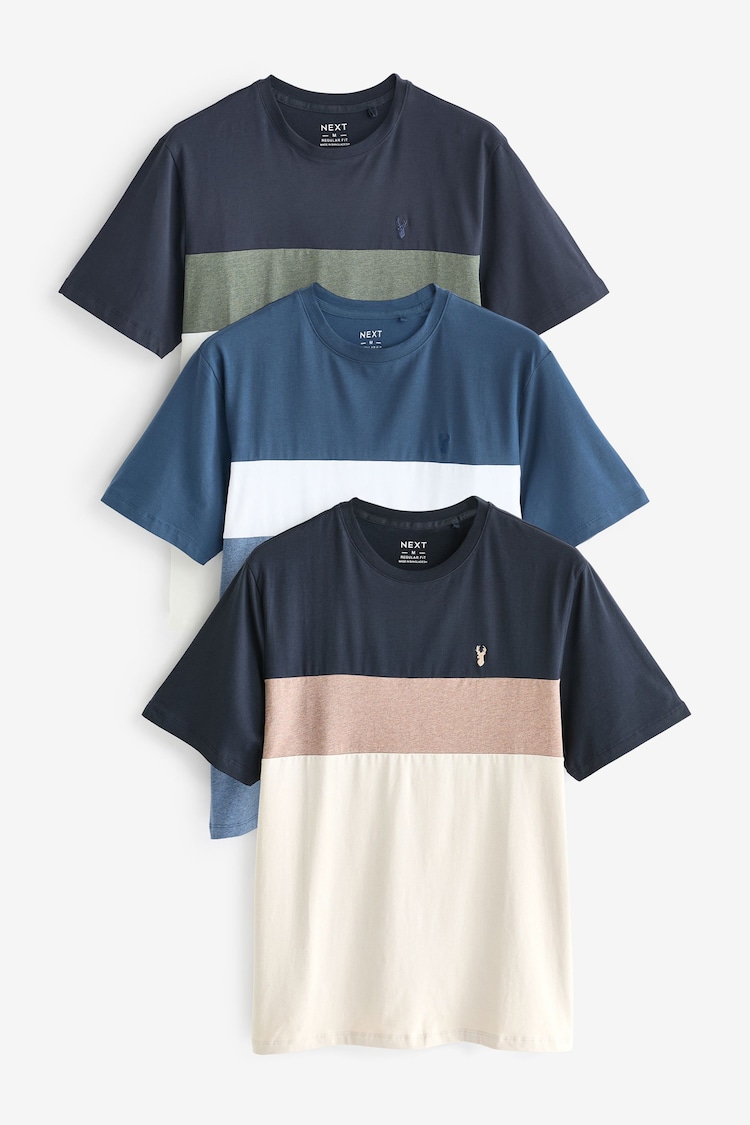 Multi Colour Block T-Shirt - Image 1 of 6