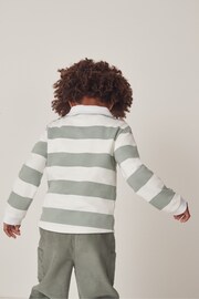 The White Company Green Cotton Rugby Shirt & Cord Trouser Set - Image 4 of 10