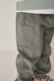 The White Company Green Cotton Rugby Shirt & Cord Trouser Set - Image 8 of 10