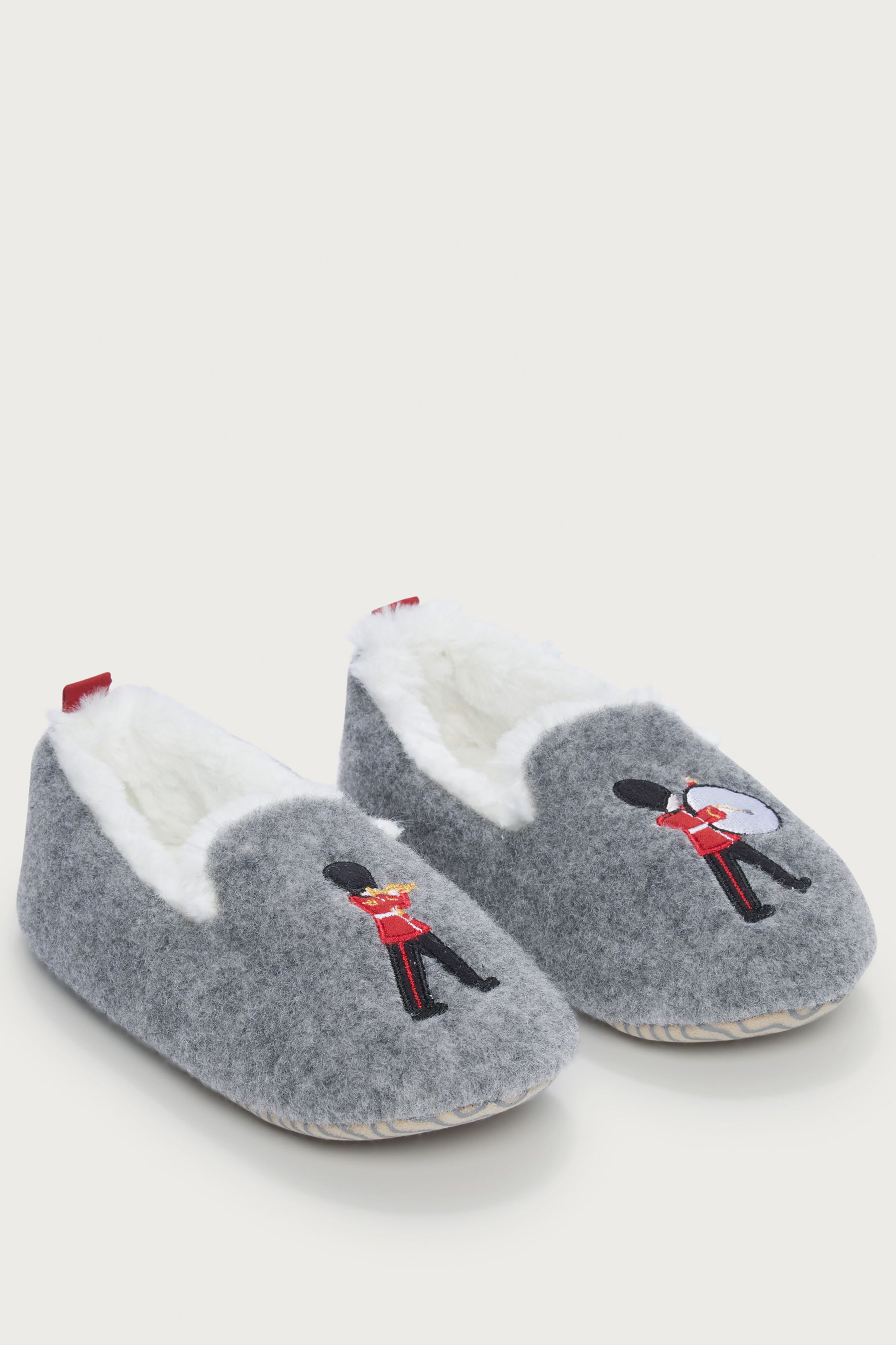 White company baby slippers top