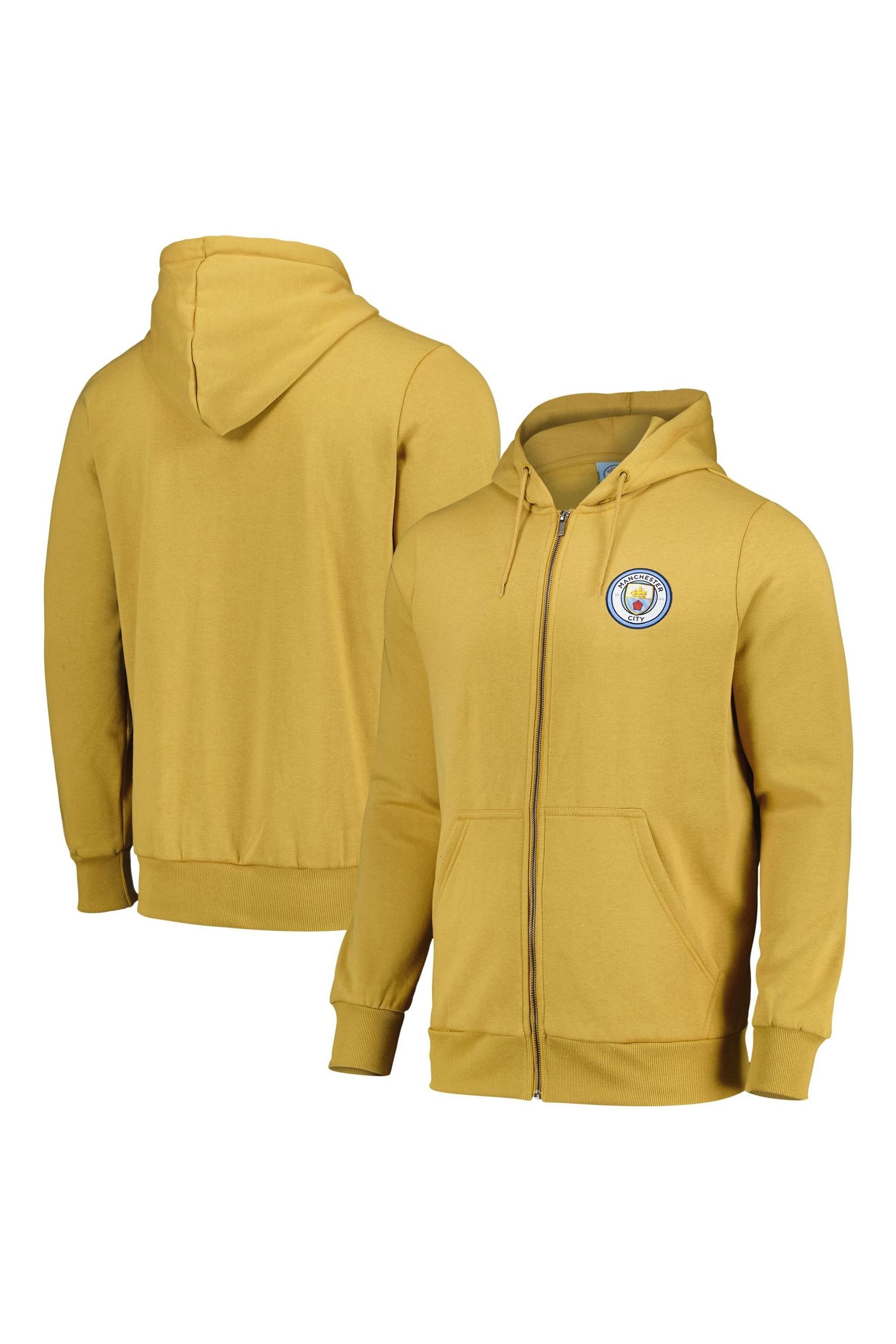 Zip up hoodie yellow top