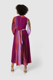 Closet London Multi Multi Print Full Skirt Wrap Midi Dress - Image 2 of 4