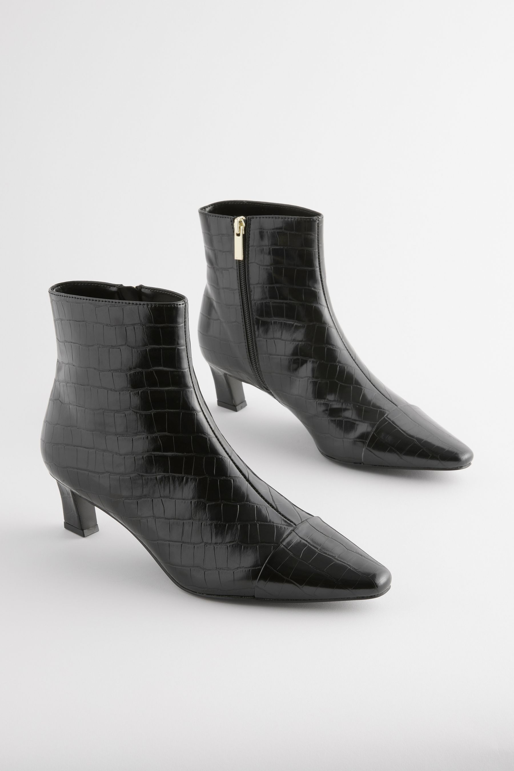 Women's crocodile boots hotsell