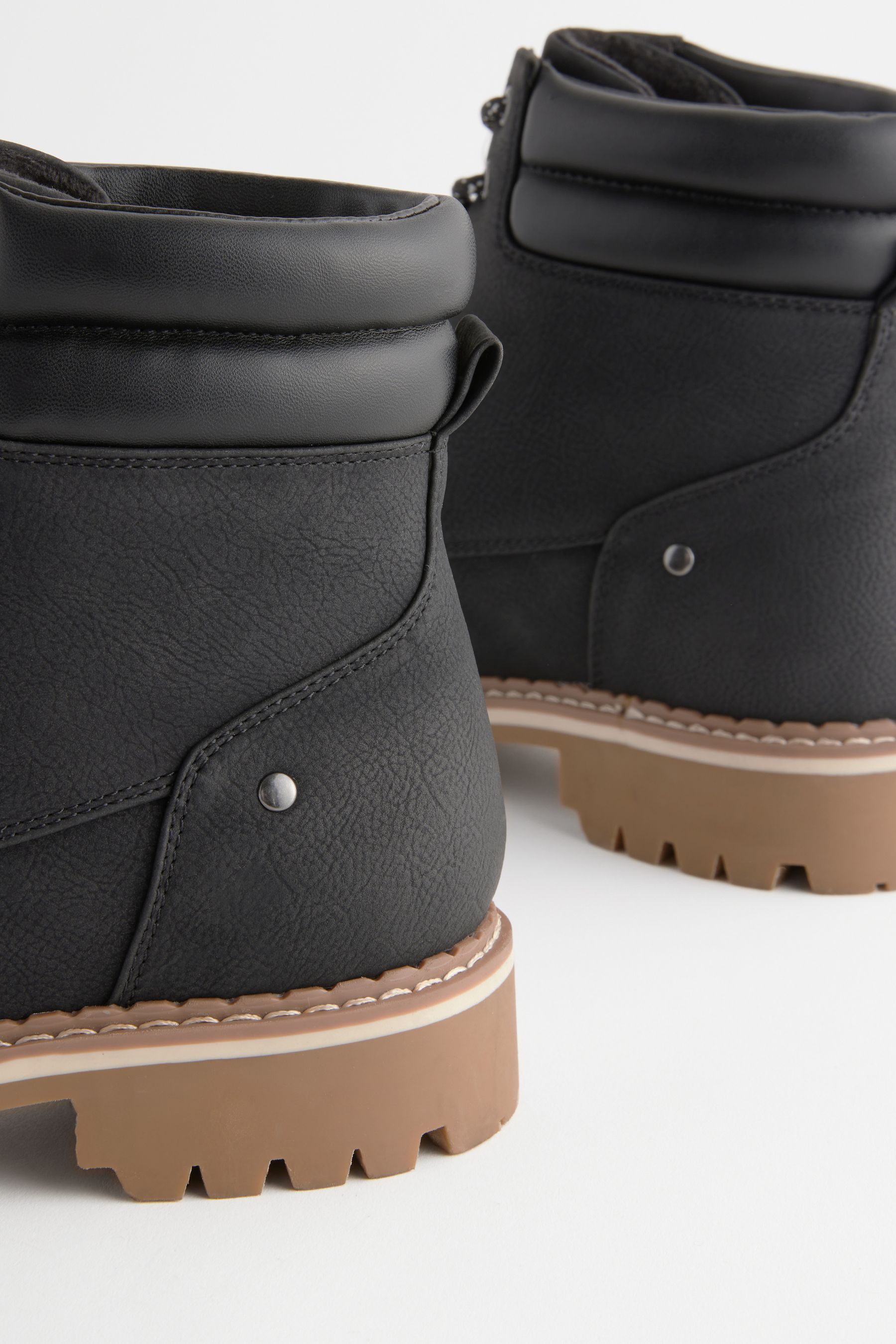 Buy Black Extra Wide Fit Forever Comfort Casual Lace Up Ankle Boots from Next Luxembourg