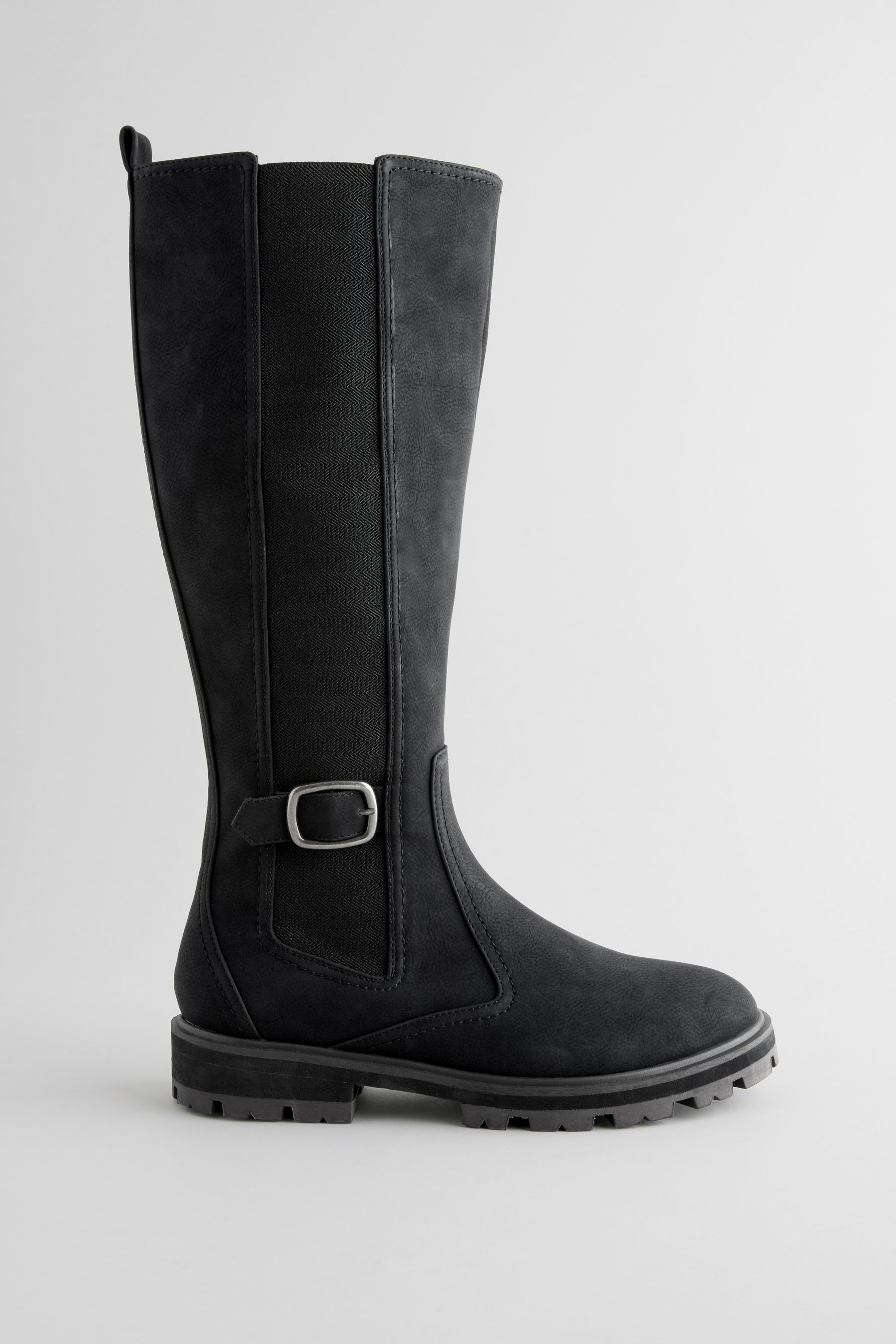 Tall black chelsea boots top