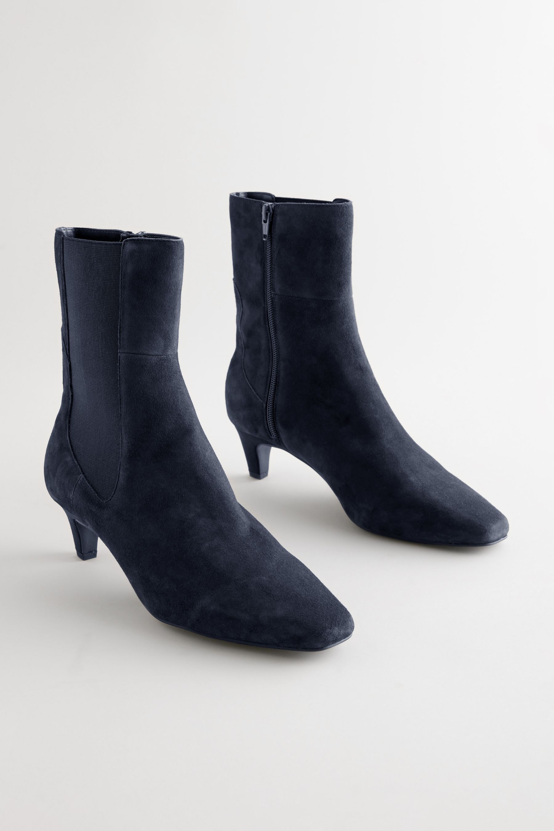 Topshop black suede ankle boots outlet