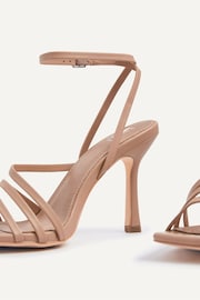 Linzi Grey Scarlett Strappy Heel Sandals With Ankle Strap - Image 5 of 5