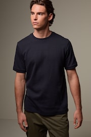 Black Textured T-Shirt - Image 3 of 8