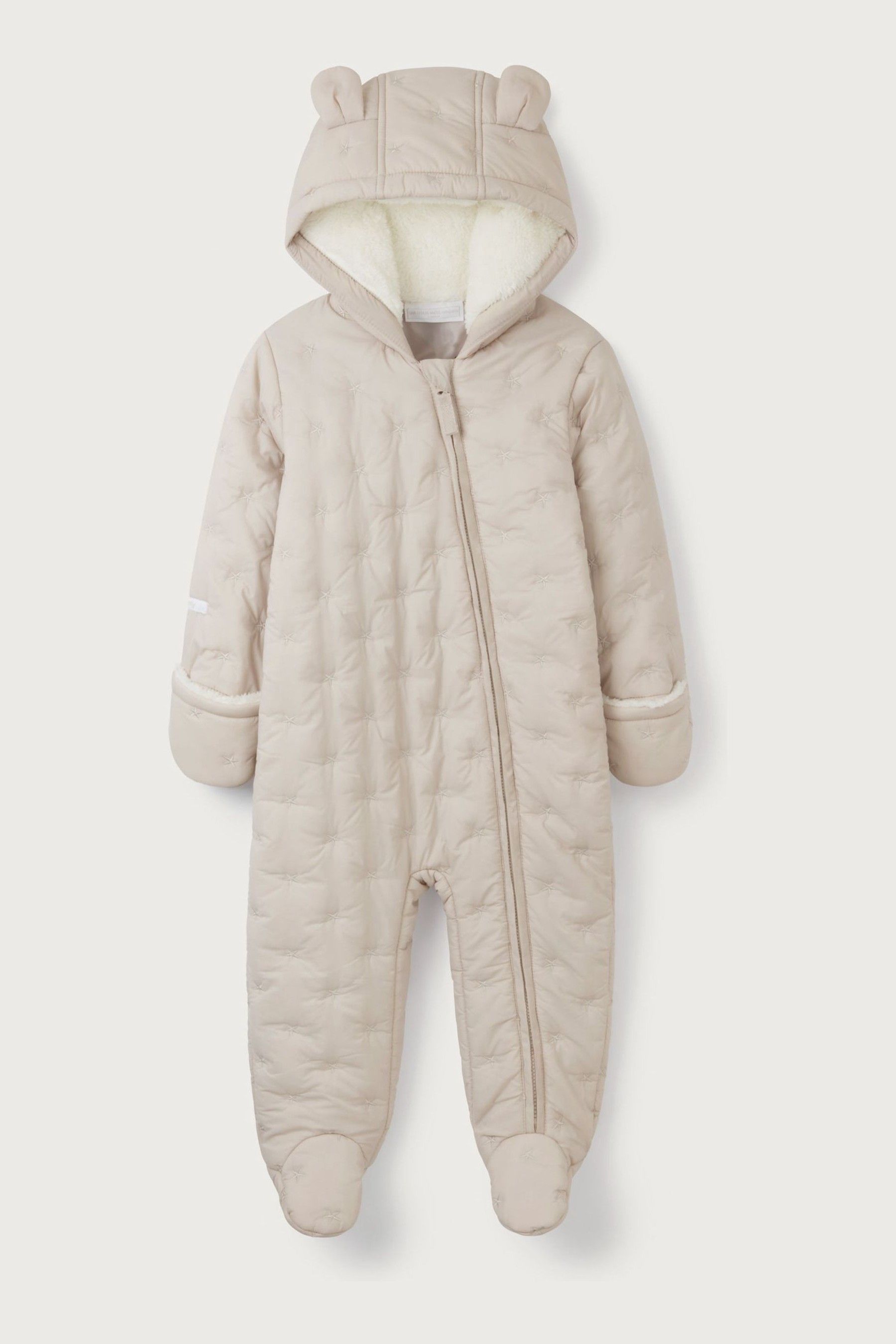 Buy The White Company Natural Star Pebble Quilted Pramsuit from Next Canada