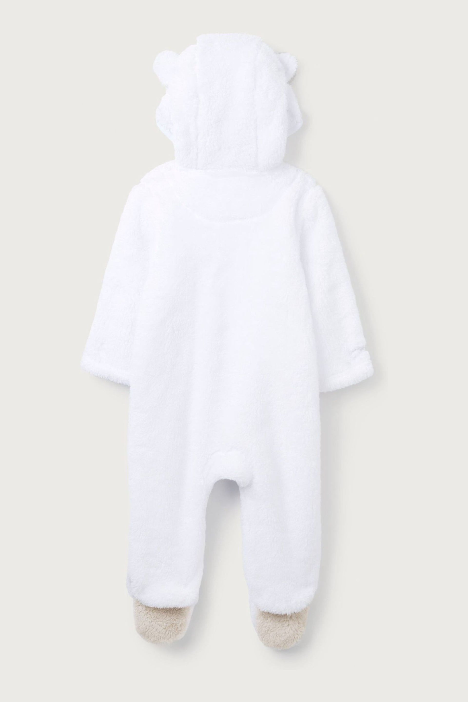 The White Company Pebble Fleece Romper - Image 6 of 6