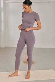 Soft Purple Active Yoga Leggings - Image 1 of 5