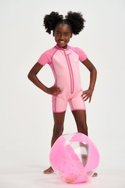 Soliswim Pink Wet SwimSuit - Image 1 of 6