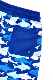 Soliswim Blue Swim Beach Shorts - Image 8 of 8