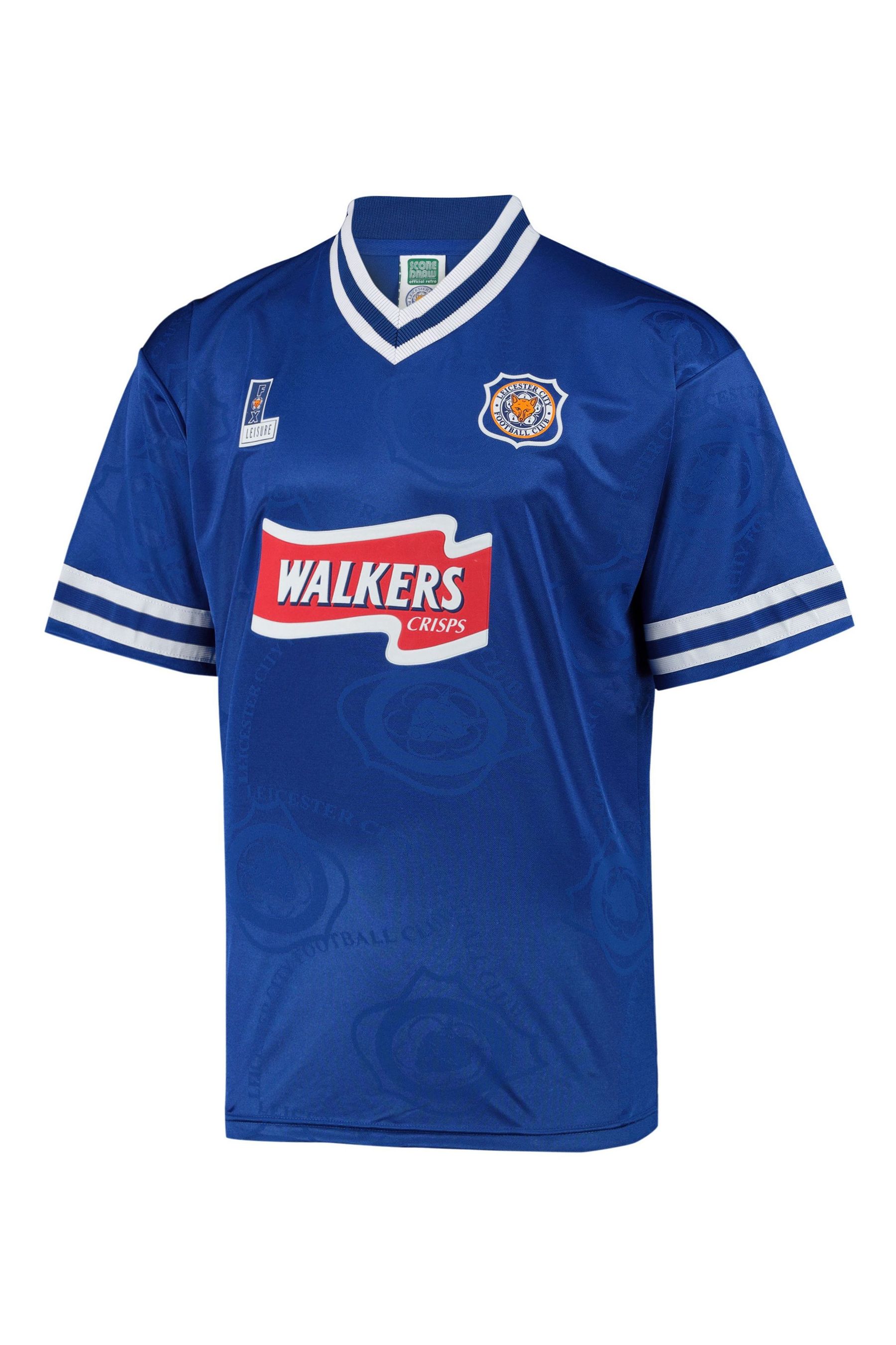 Buy Fanatics Blue Leicester City 1997 Shirt from the Next UK online shop