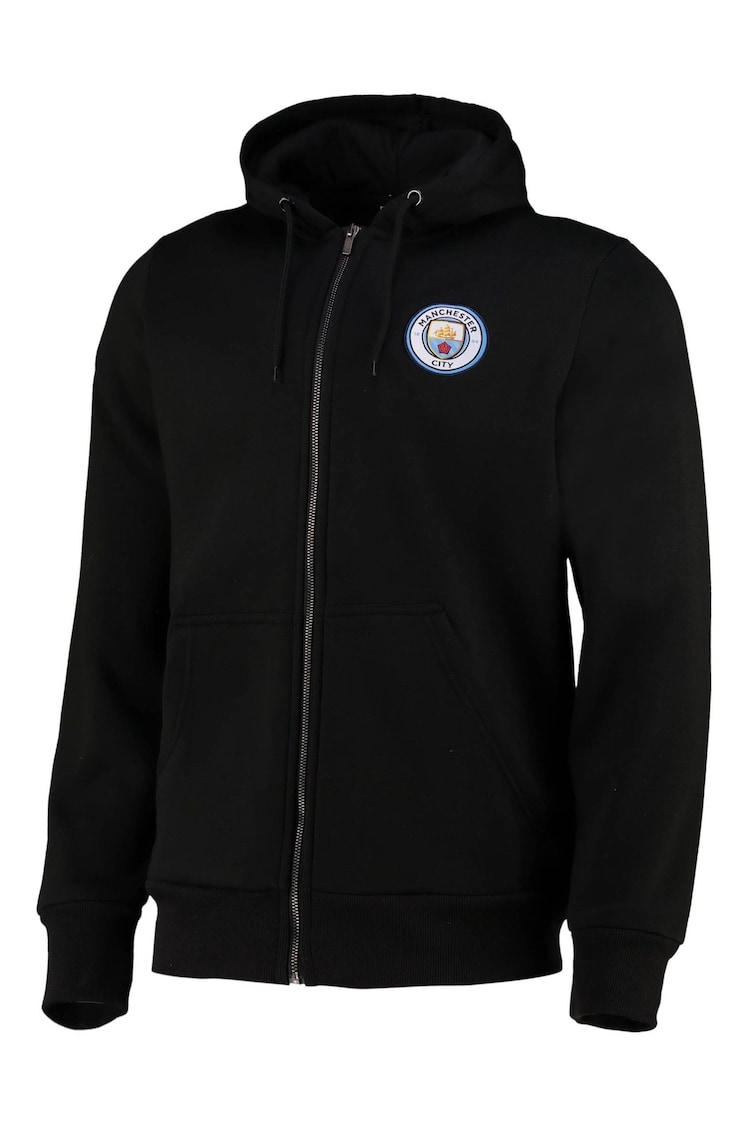 Fanatics Manchester City Zip Up Black Hoodie - Image 2 of 3