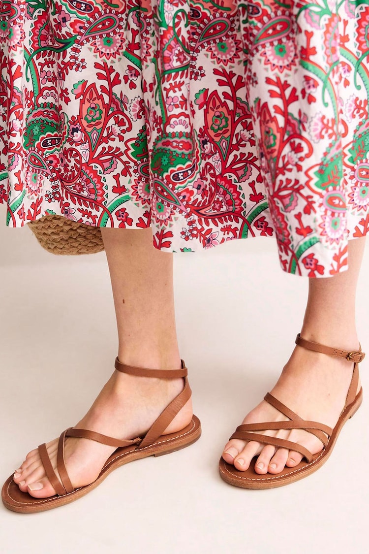 Boden Brown Everyday Flat Sandals - Image 1 of 4