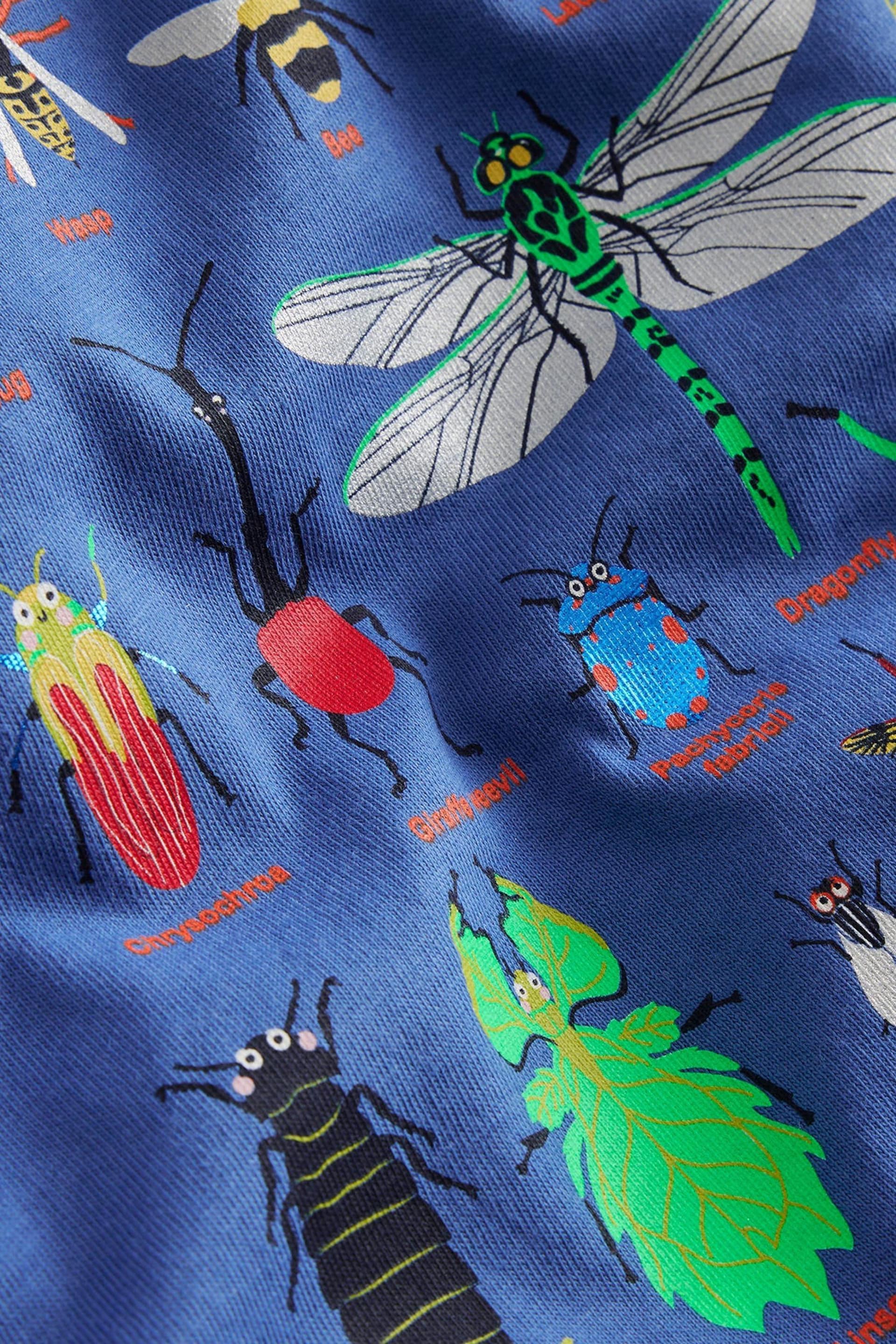 Boden Blue Printed Bugs T-Shirt - Image 3 of 3