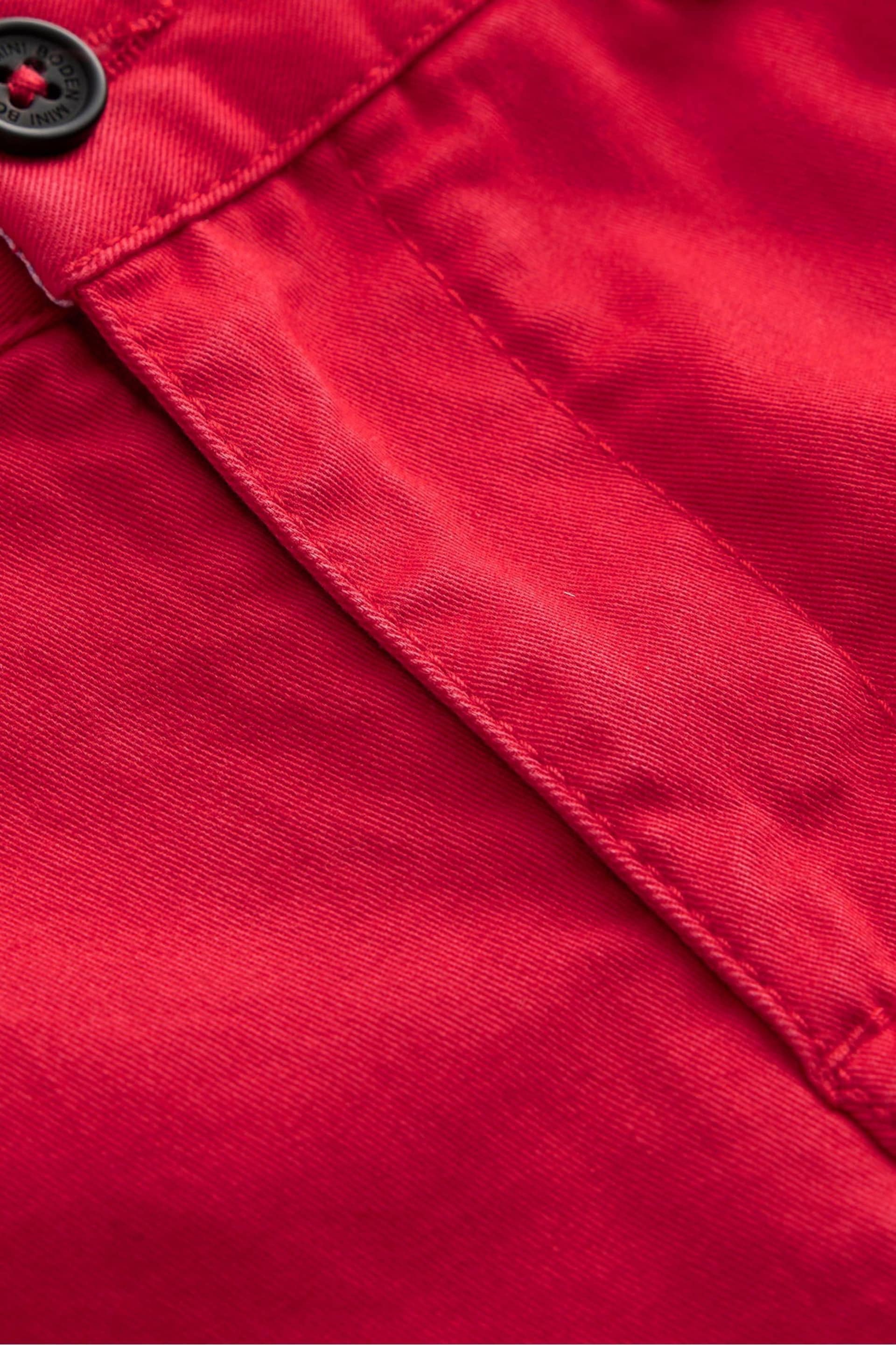Boden Red Classic Chino Shorts - Image 3 of 3