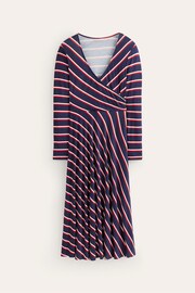 Boden Blue Hotch Stripe Jersey Midi Dress - Image 5 of 5