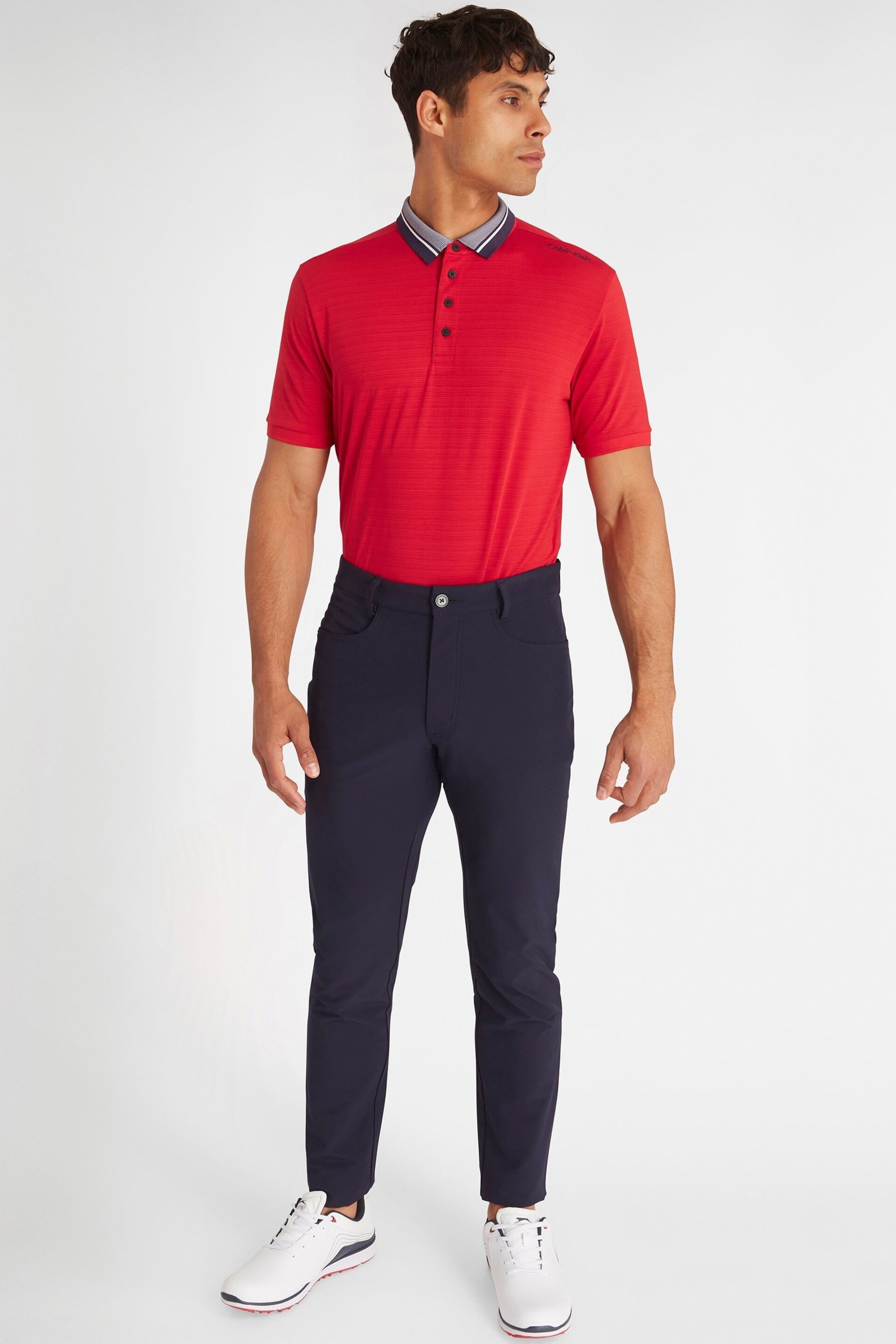 Calvin Klein Golf Navy Parramore Polo Shirt - Image 2 of 8