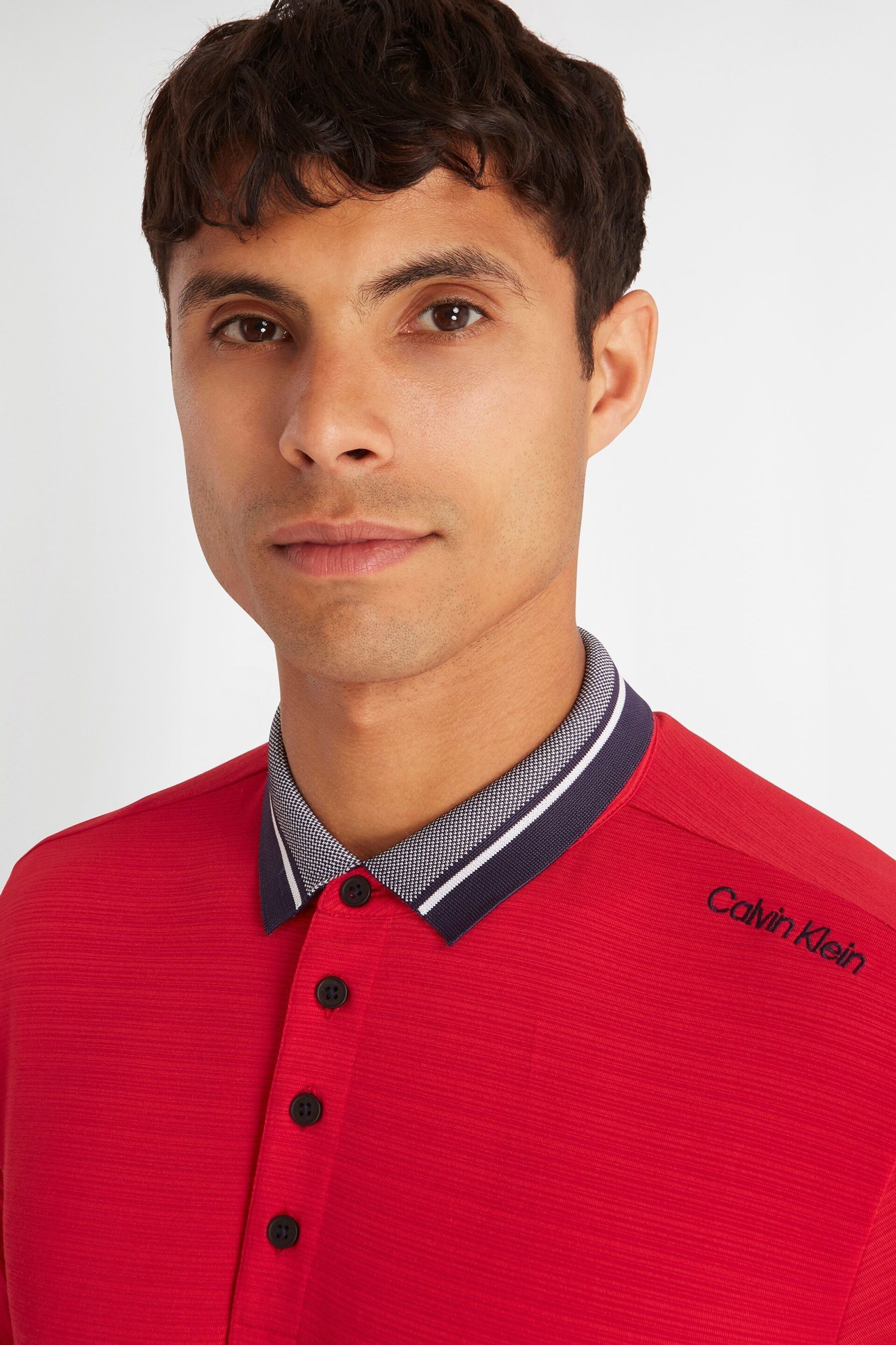 Calvin Klein Golf Navy Parramore Polo Shirt - Image 3 of 8