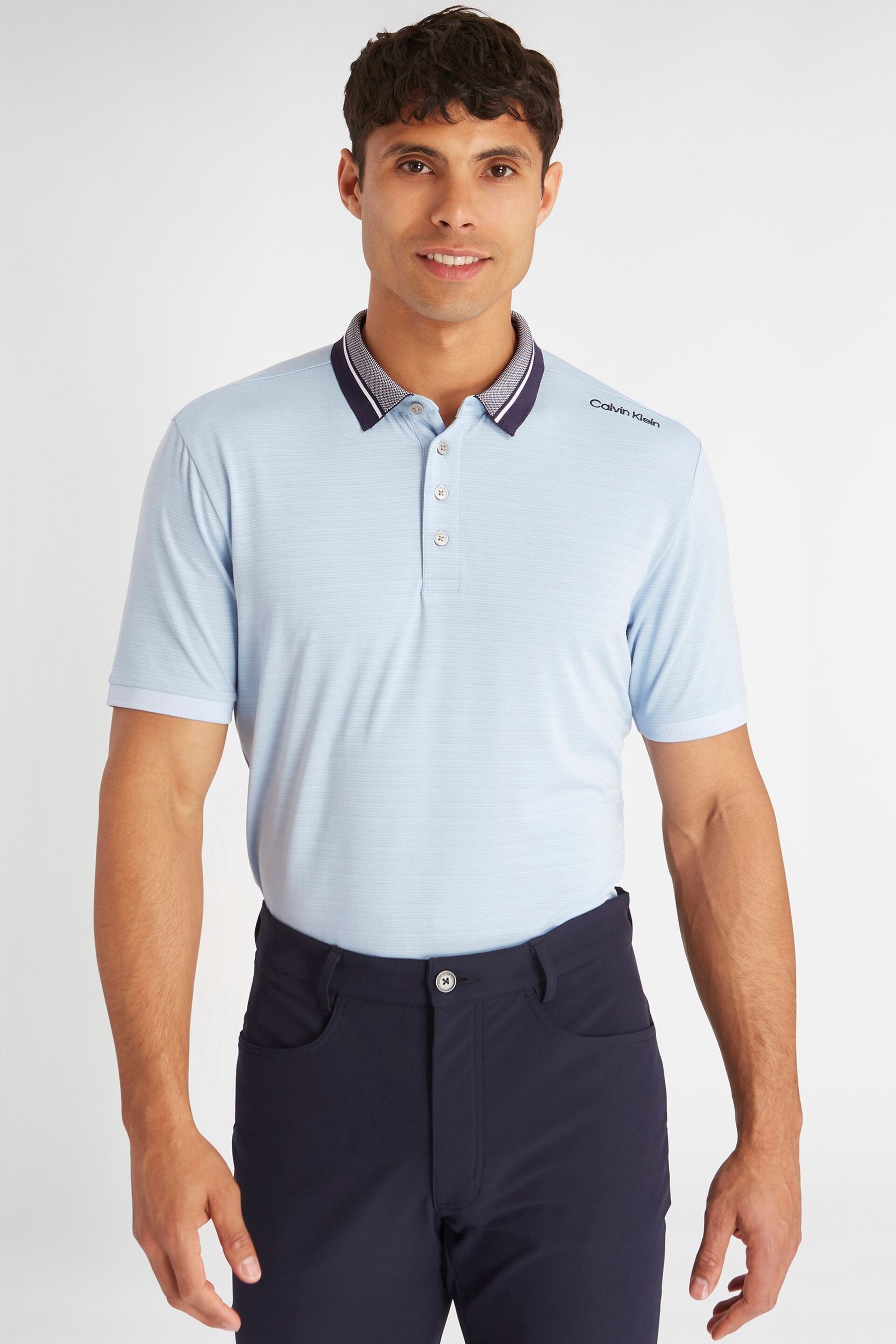 Calvin Klein Golf Navy Parramore Polo Shirt - Image 1 of 8