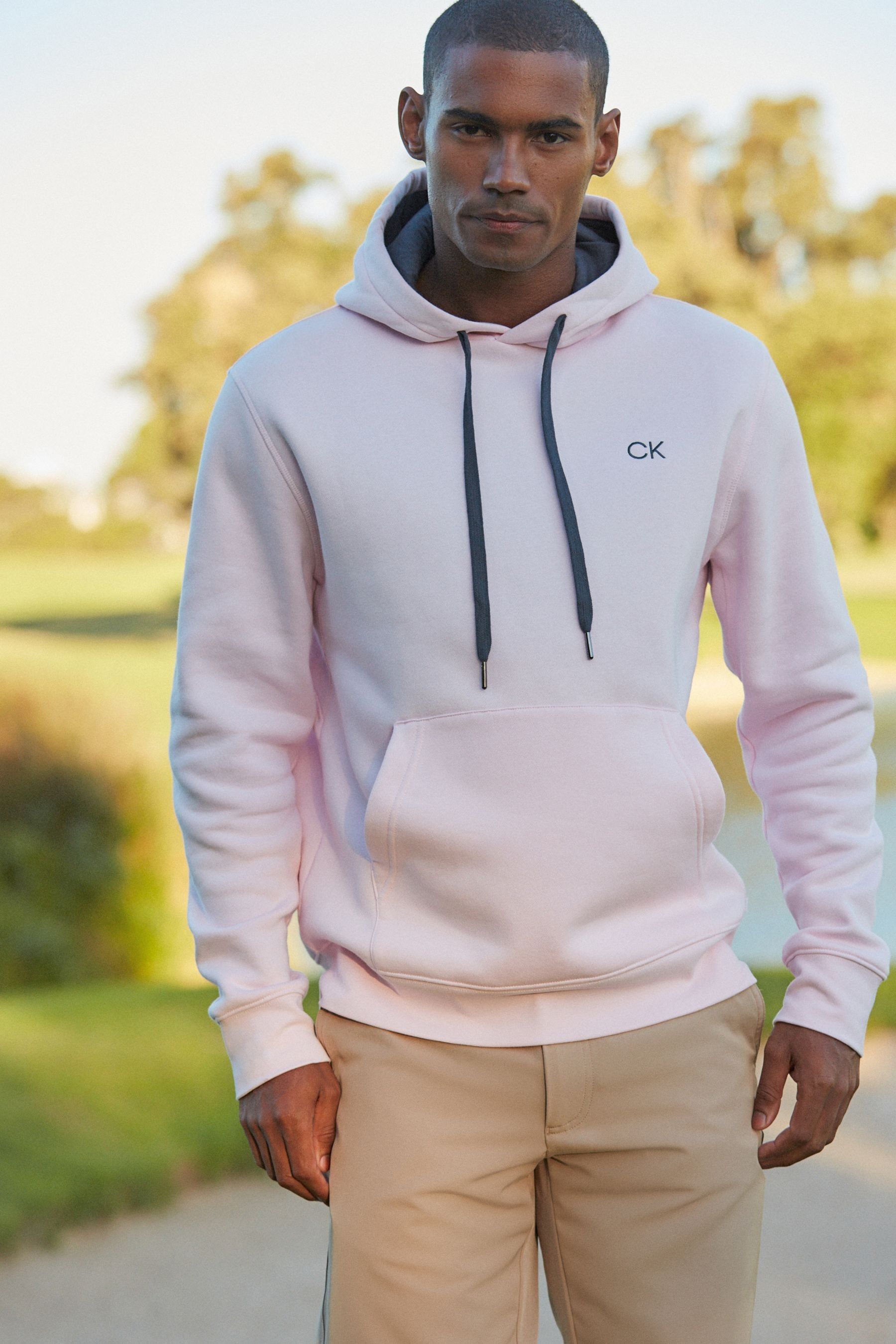 Calvin klein pink hoodie shop