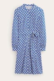 Boden Blue Julia Jersey Shirt Dress - Image 5 of 5
