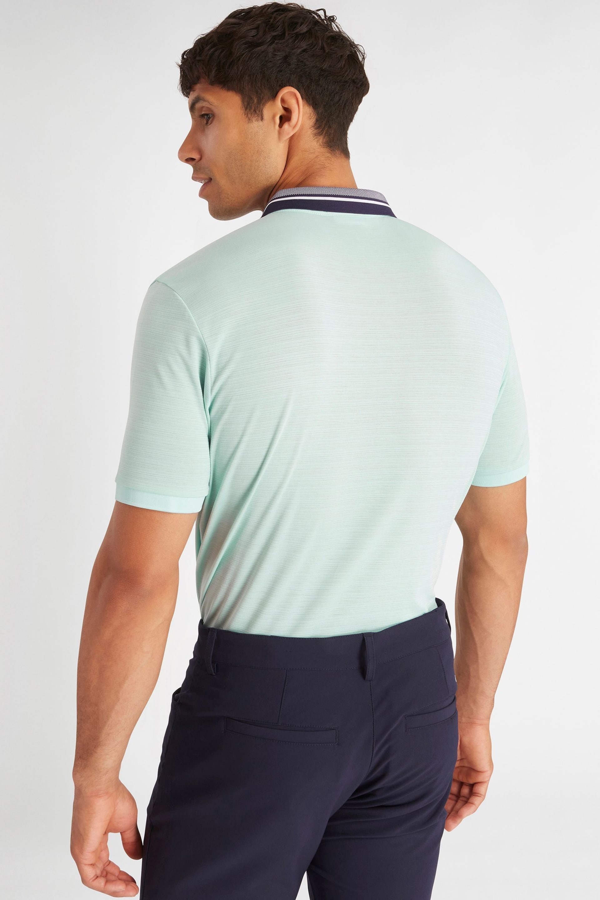 Calvin Klein Golf Navy Parramore Polo Shirt - Image 6 of 12