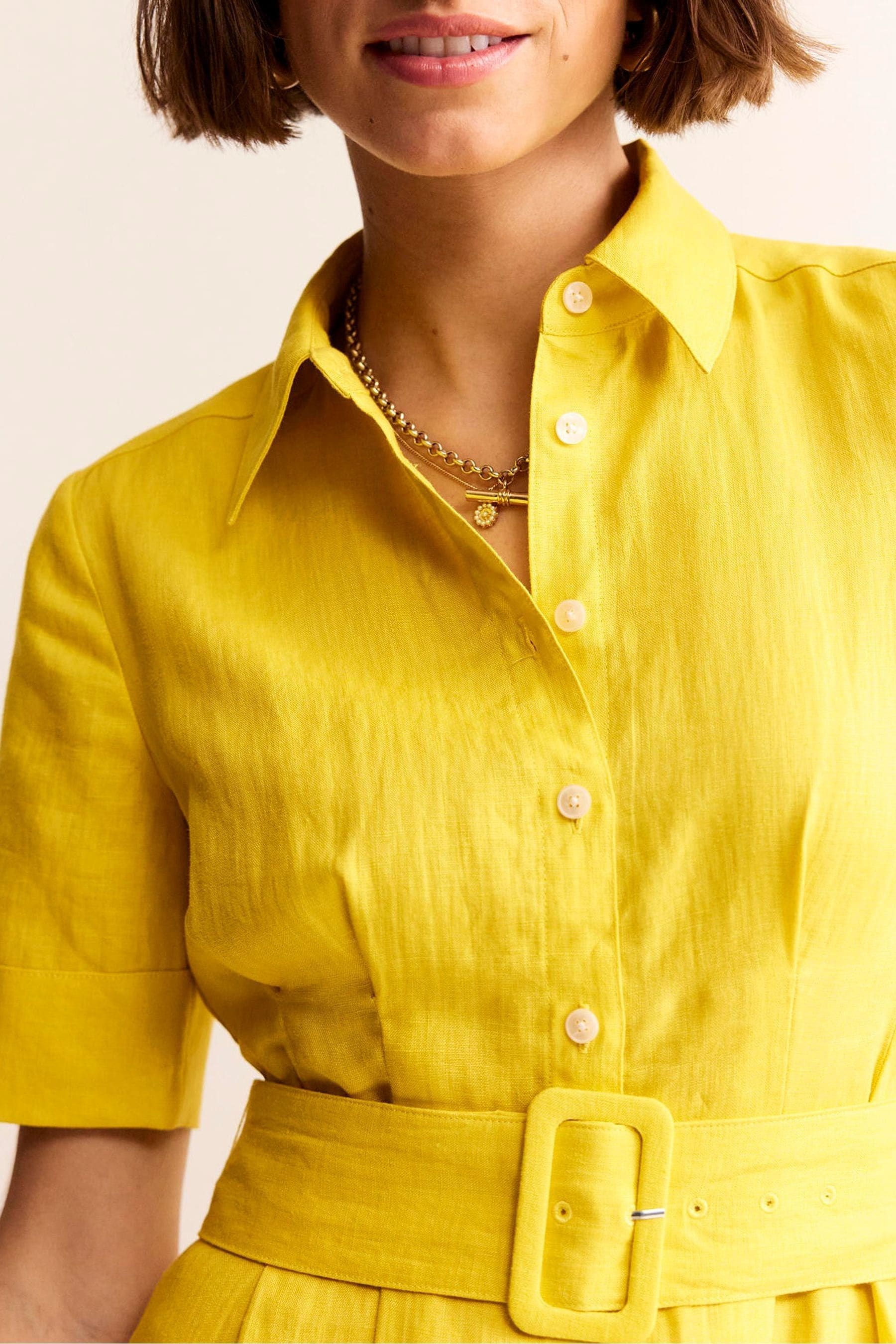 Boden linen shirt dress new arrivals