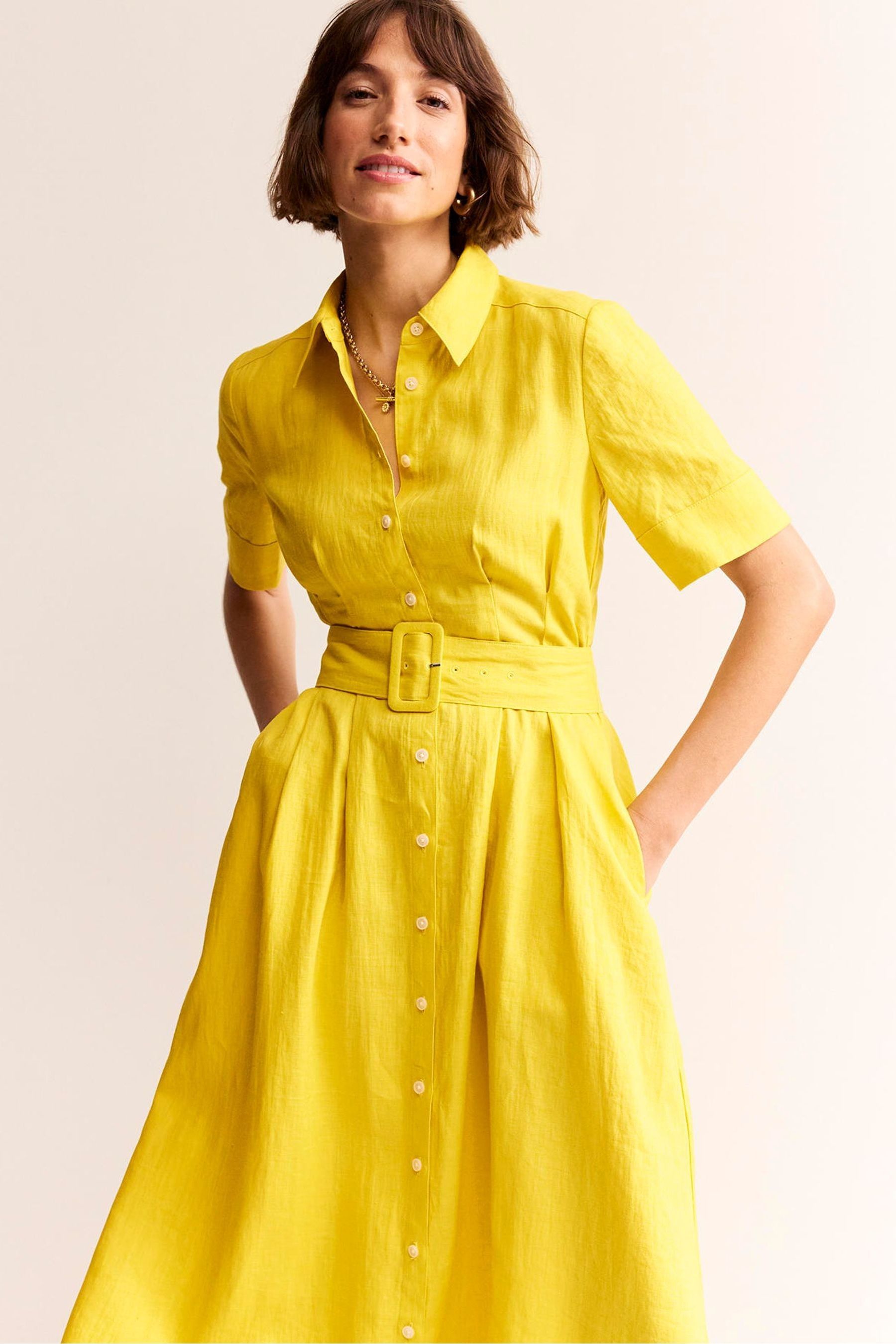 Boden mustard dress cheap