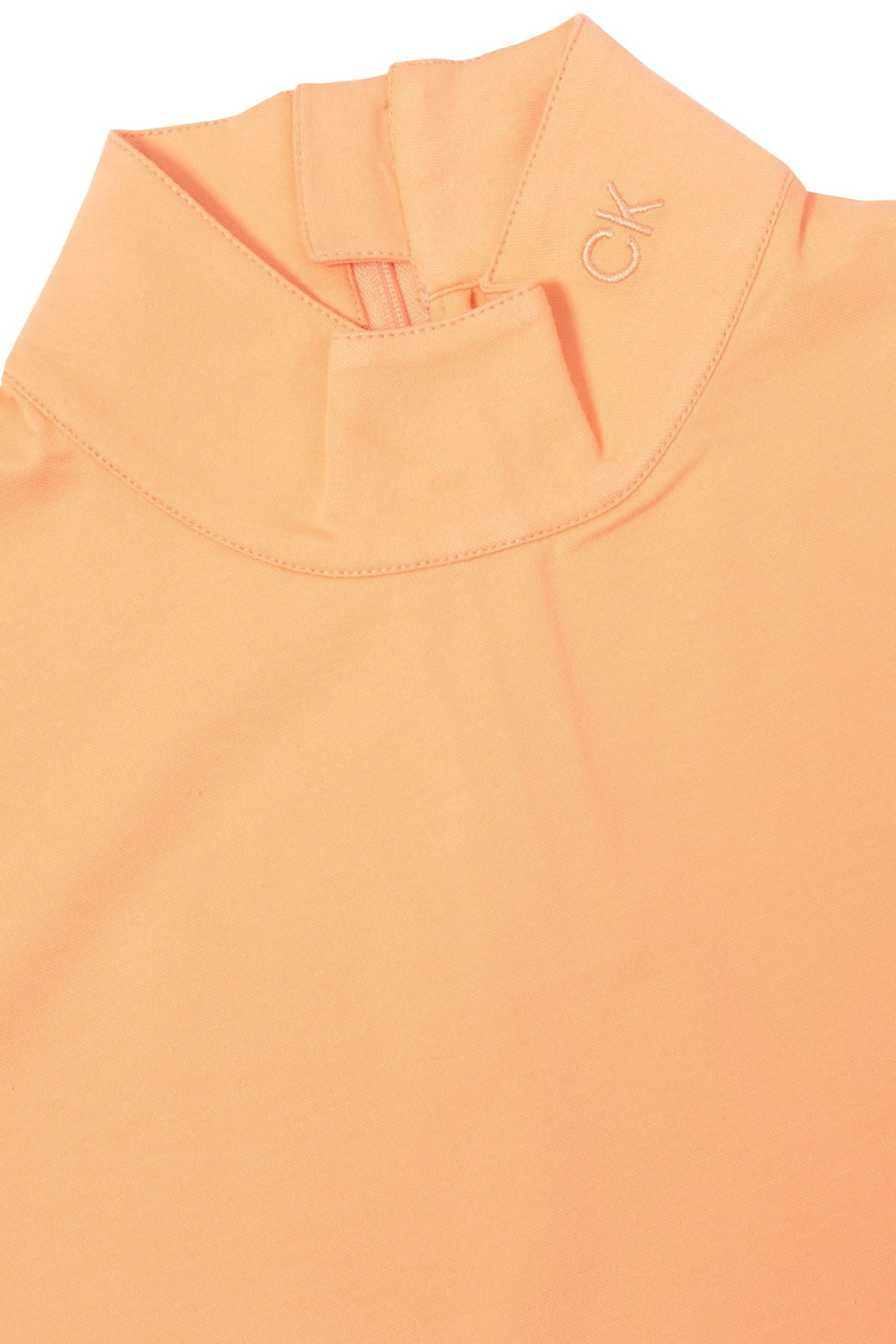 Calvin Klein Golf Orange Skyway Polo Shirt - Image 7 of 8