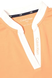 Calvin Klein Golf Dayrton Orange Polo Shirt - Image 6 of 7