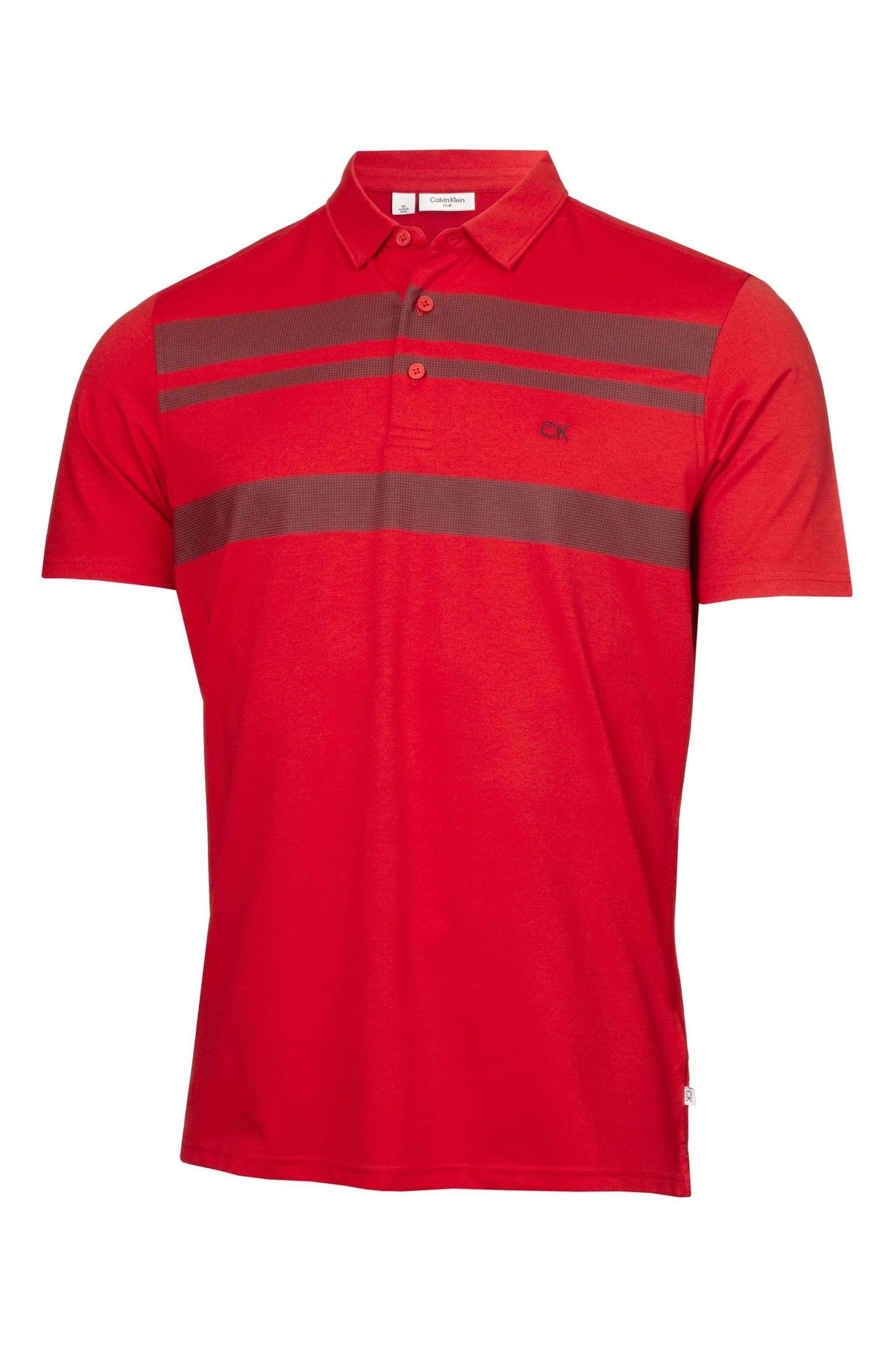 Calvin Klein Golf Mint Blue Fort Jackson Polo Shirt - Image 9 of 12