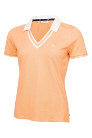 Calvin Klein Golf Orange Delaware Polo Shirt - Image 5 of 8
