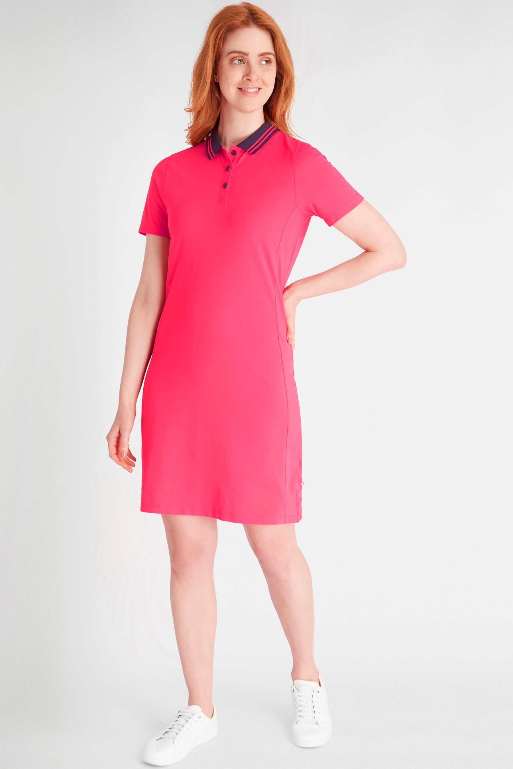 Buy Calvin Klein Pink Golf Primrose Dress from Next Luxembourg