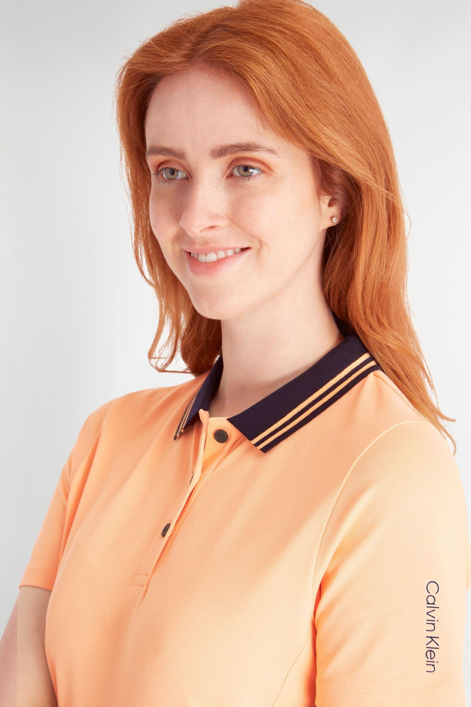 Calvin Klein Golf Orange Primrose Dress - Image 11 of 16