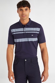 Calvin Klein Golf Mint Blue Fort Jackson Polo Shirt - Image 1 of 8