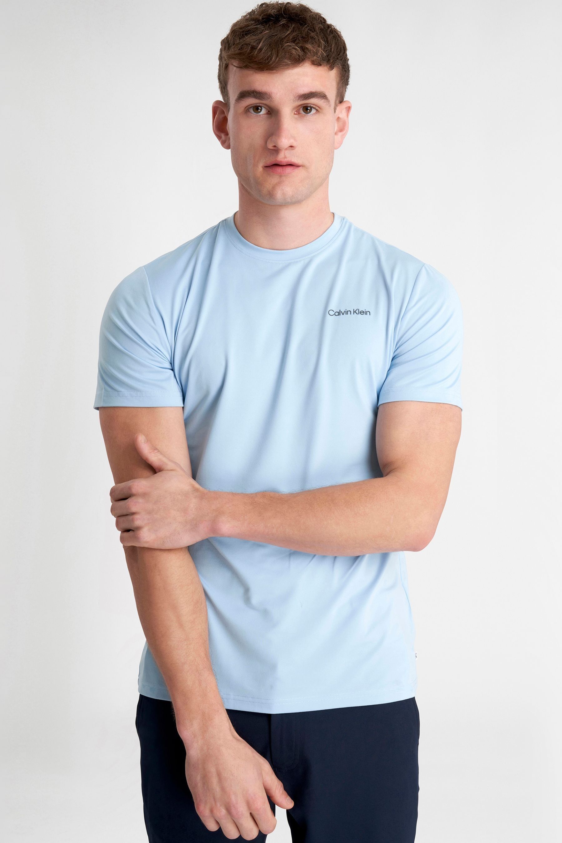 Calvin klein light blue t shirt sale