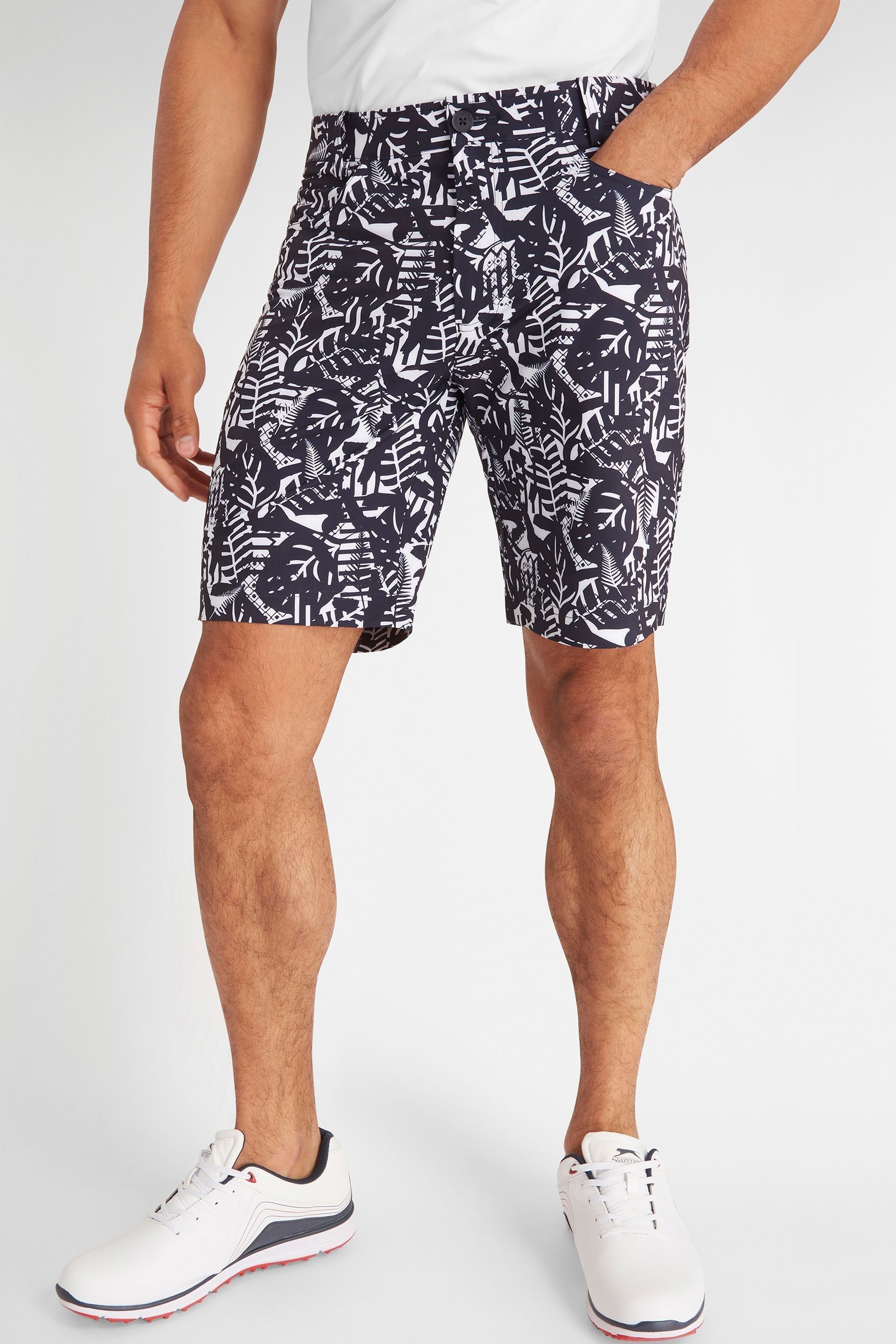 Calvin Klein Golf Printed Genius Blue Shorts